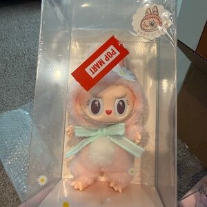 Pop mart Labubu The Monsters Mokoko Close to Sweet plush pendant Authentic